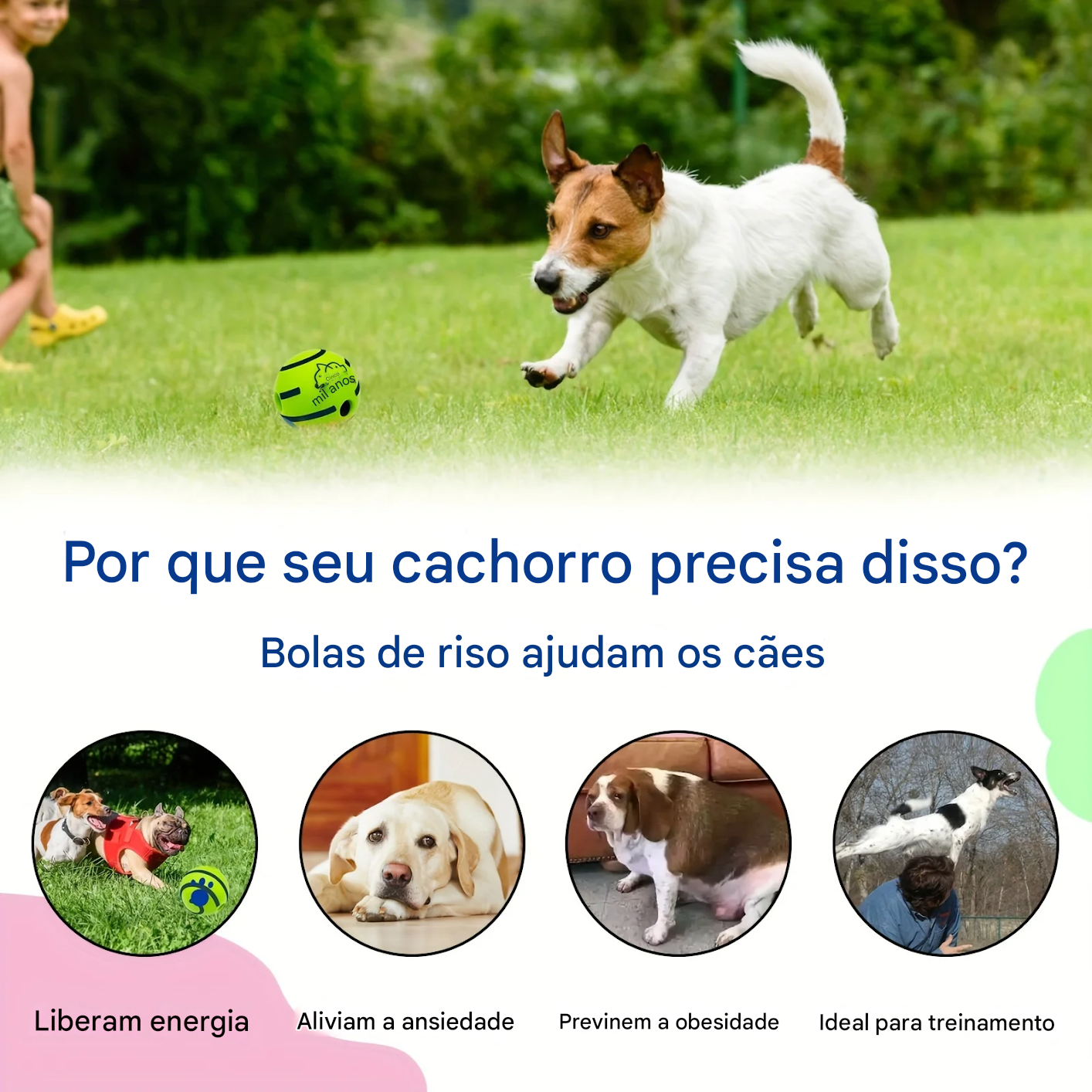 Arte traduzida &mdash; benef&iacute;cios do kit de bolas